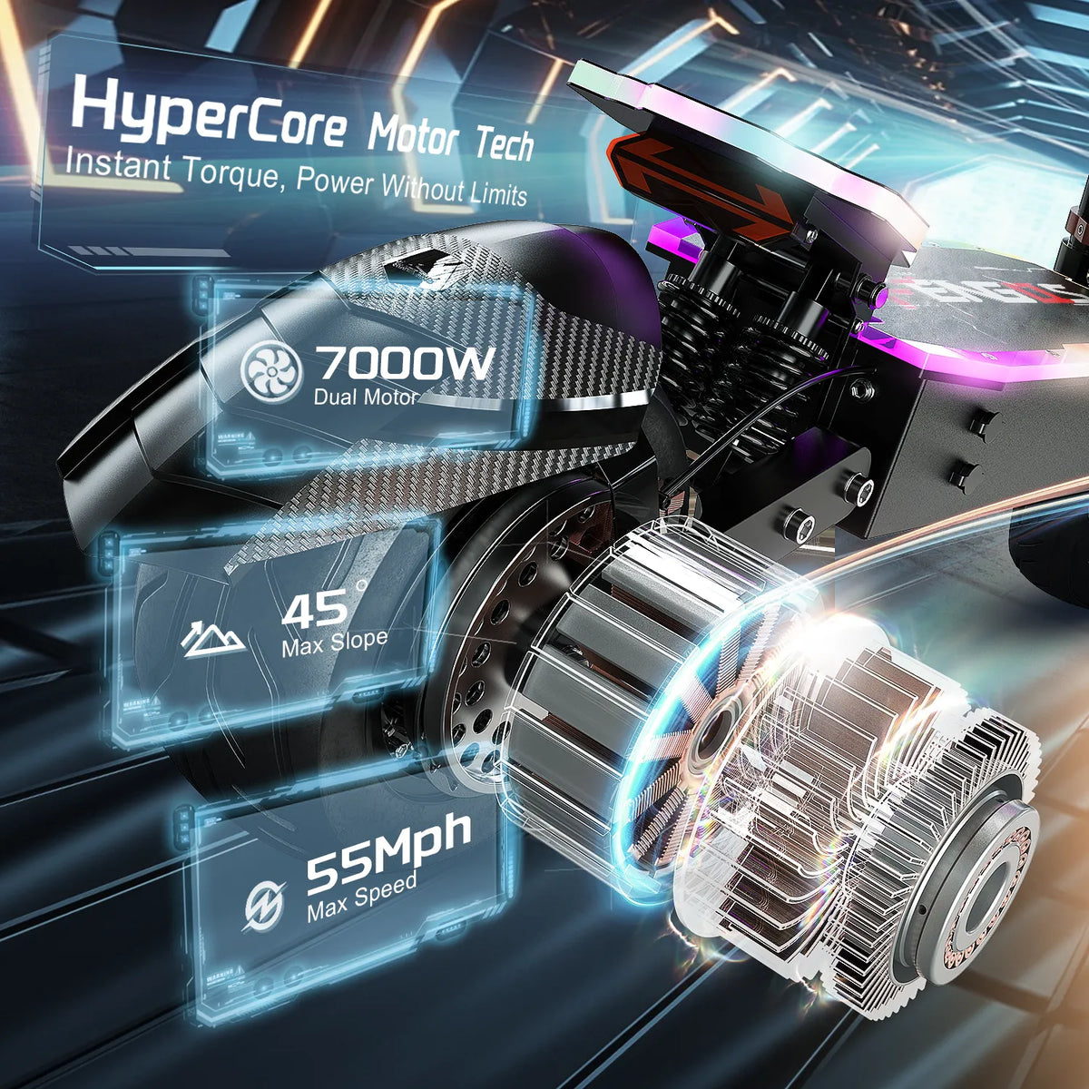 Hulajnoga elektryczna terenowa FENGQS GT9